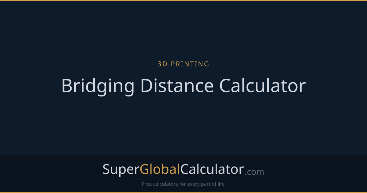 Bridging Distance Calculator