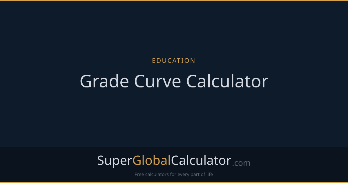 Grade Curve Calculator