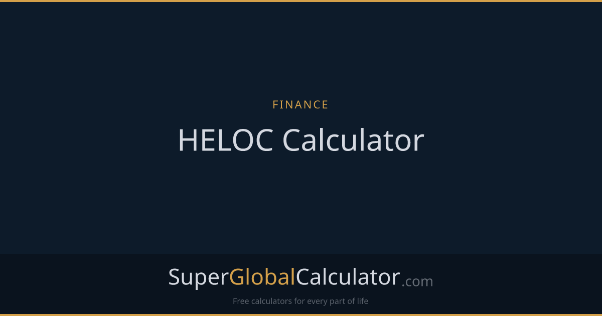 HELOC Calculator