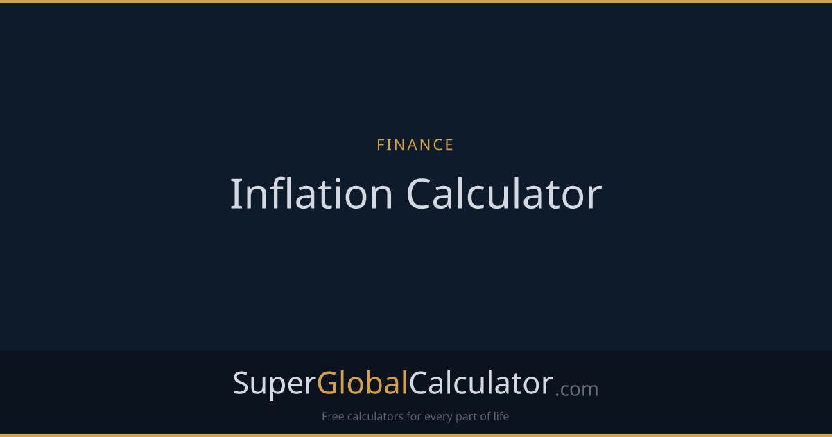 Inflation Calculator
