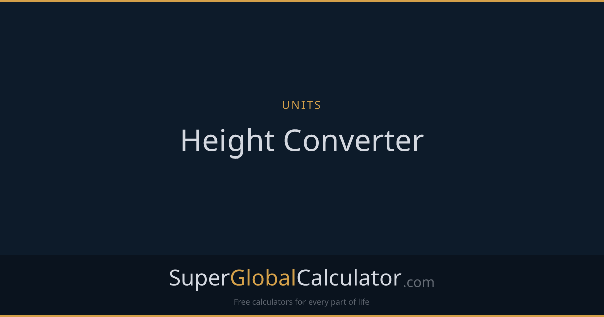 Height Converter