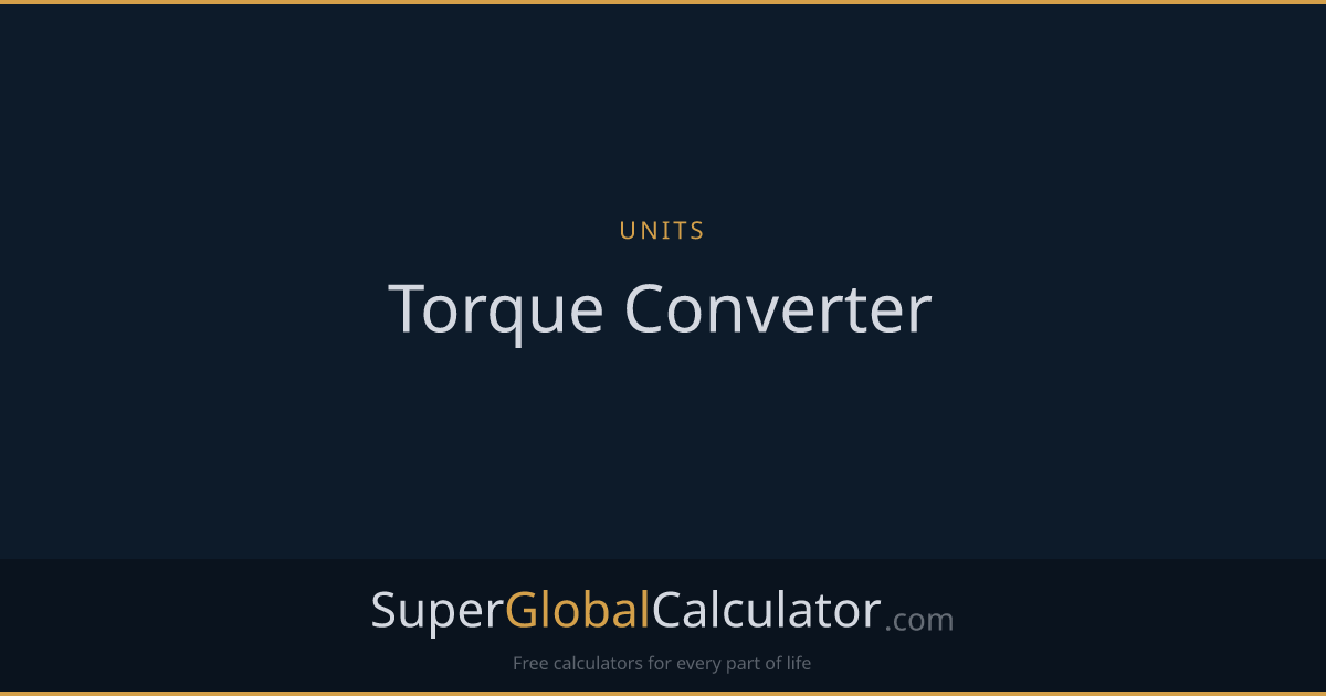 Torque Converter